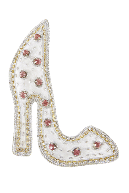 Bejeweled Stiletto Christmas Ornament